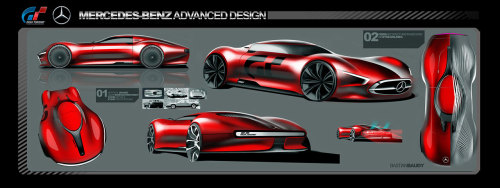 biroandclay: Mercedes Benz AMG Vision GT - Design Boards. Just marvellous.