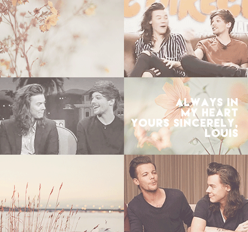 kitty-lou:[4/24] days of Louis [ donate here! ]↳ day 4: [OTP] Louis + Harry
