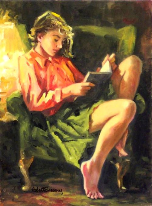 shespendshertimewithreading: Robert Sarsony (b  1938, American)