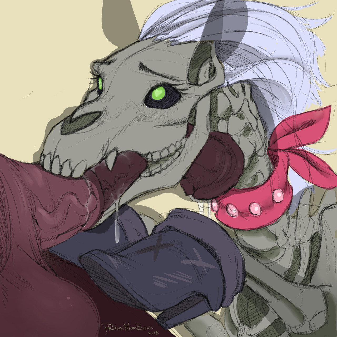 phathusa-moonbrush: Skellinore Bj Did a quick drawing of  Skellinore from season