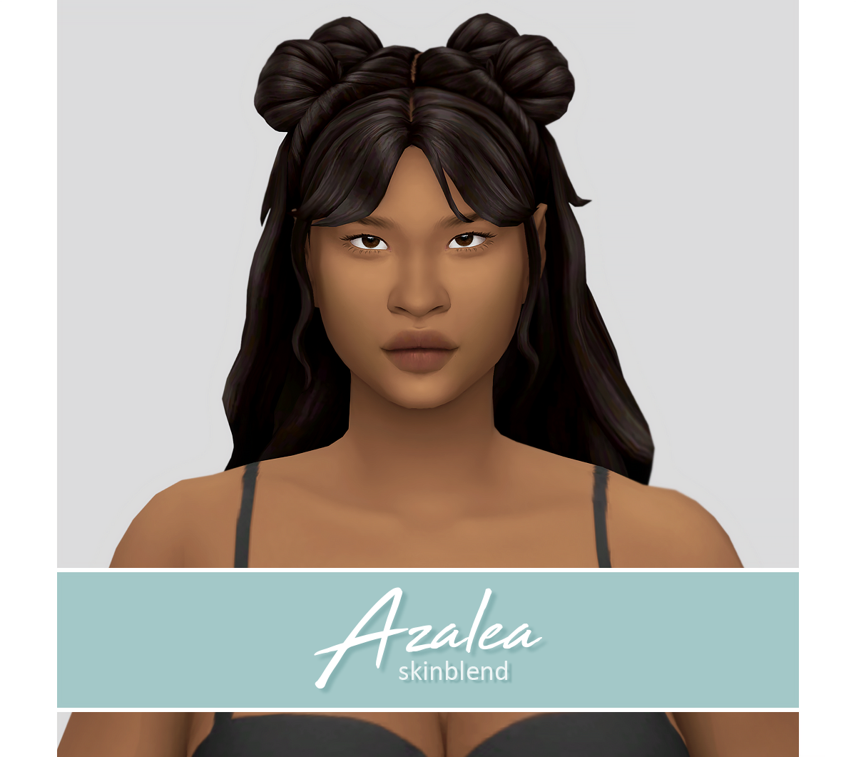 chaotically : AZALEA; a default + non default skinblend default...