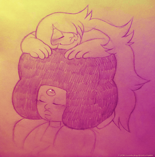 crownthedogs: Doodles for the Week of Gem Lovin’. Rose Sunday is here.   <3 <3 <3