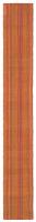 Orange fragment with polychrome stripes, Unknown Ryukyuan, 19th century, long rectangular fragment of orange cloth with red, green, and yellow stripesSize