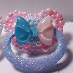 littlesowlshop:  Another custom order, bubble bow 