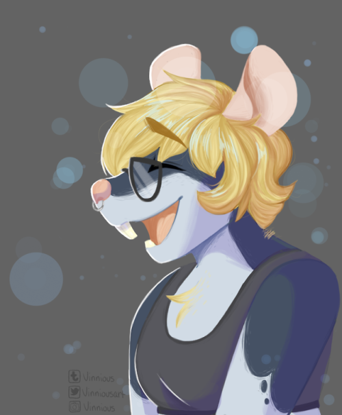 I keep forgetting to post here, but here’s @freezy-rat ‘s OC! I had a ton of fun drawing them B)Twit