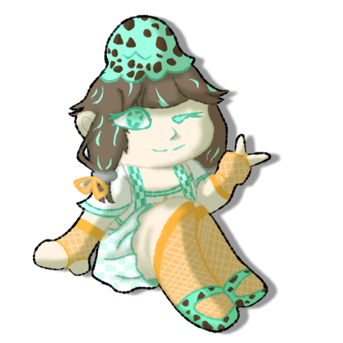 My First Attack Throughout The Art Fight Was The Drawing Of A Vtuber's Character; I Liked Her Theme,