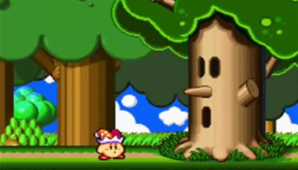nothingbutgames:  Whispy Wood’s appearance through the Kirby series.