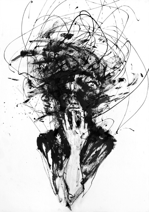 pixography:  Agnes-Cecile ~ “Dark Visions”  Fans of artist Silvia Pelissero (Agnes-Cecile) are, of course, most familiar with her beautiful watercolor work. However, in the past she has also shown a much darker vision in this collection of thought provoki