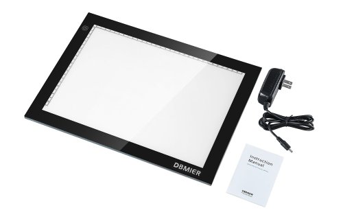 coelasquid:  frenden:  Dbmier A4 LED Lightbox Review  Or, “So, I needed a new lightbox.”  For more than a decade, I used a glass-topped drafting table with a flourescent ballast mounted underneath as a lightbox. As my process transitioned more and