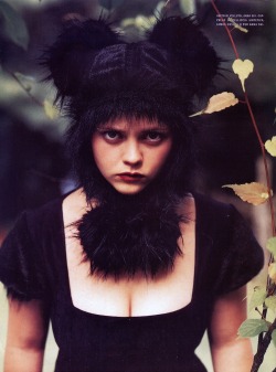 edithshead: from Help A Good Girl Go BadChristina Ricci by Bruce Weberfor Vogue Italia, 1998 