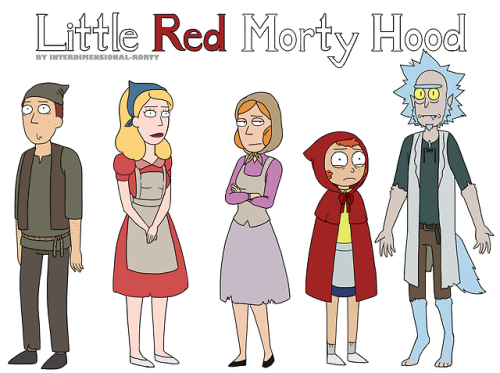 shameless-display: interdimensional-rorty: Concept designs for Little Red Morty Hood; an upcoming co