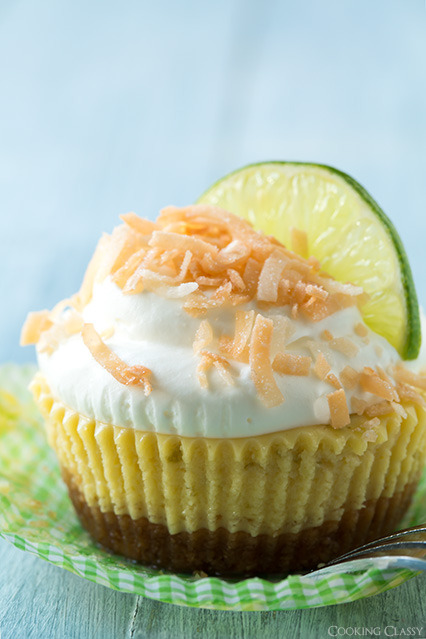 bakeddd: coconut key lime pie cupcakes click here for recipe