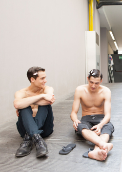  Florian Luger & Luca Stascheit, backstage