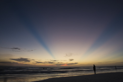 There was a stunning sunset tonight. Gotta love Siesta Key Beach :)