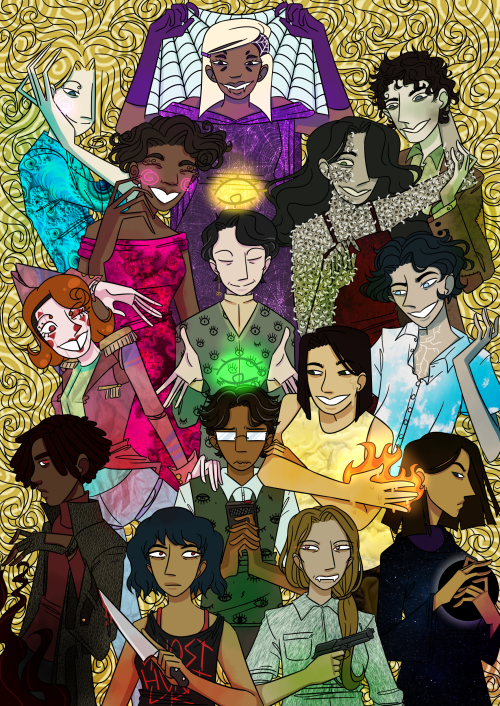 primalreversion: finally finished my big group pic…credits, characters and process gif under 