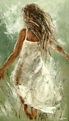 renardiere:Run Away - acrylic by ©Maria Magdalena Oosthuizen 