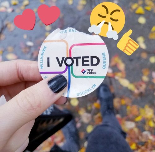 If you’re in the US, be sure to vote today!🤘💀🤘💕