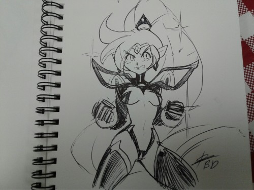 bigdeadalive:  Ten-minute ShantaexKill la Kill sketch.