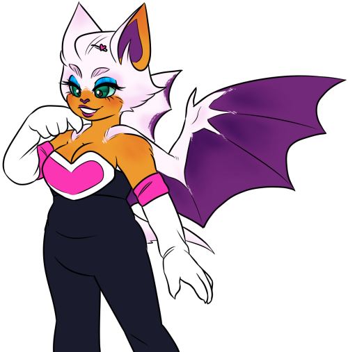 A quick design for Rouge in the style of my specbio mobians! How would you make them look?