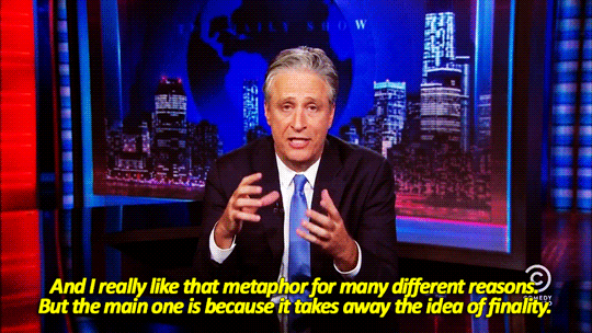 sandandglass:  Jon Stewart signs off. 