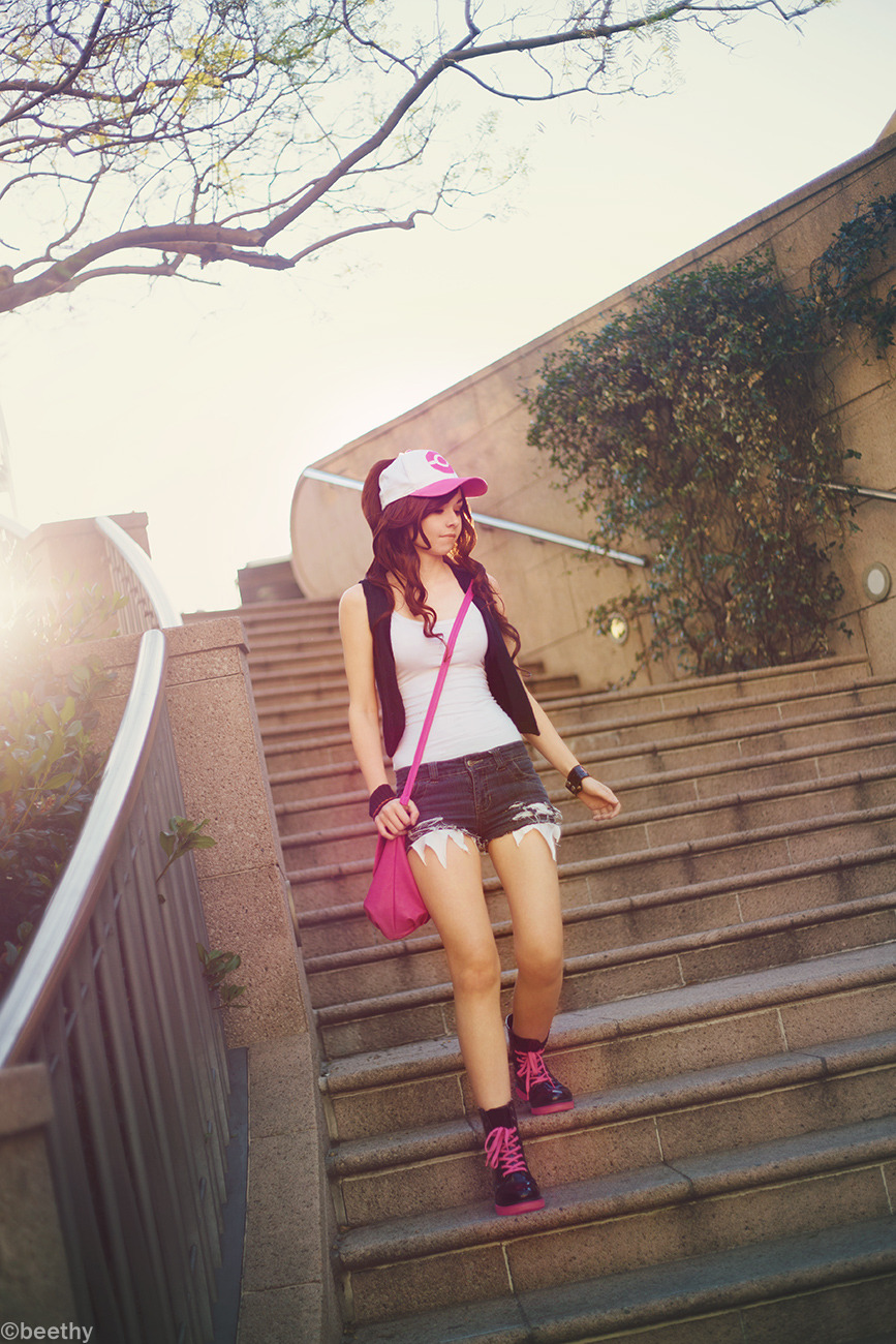 sharemycosplay:  Hilda the #pokemon trainger by xthunderbolt.deviantart.com. Photo