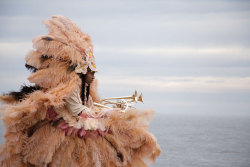 doppio-doppio:Christian Scott aTunde Adjuah, musician and Mardi Gras Indian.