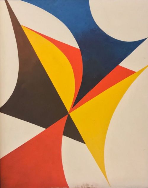 Edgar Dranats (American, mid 20th century). Abstract composition, 1960s?