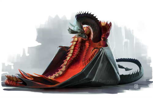 battkattcolourblak:  Commission: Morghus and Khyaber by Raironu 