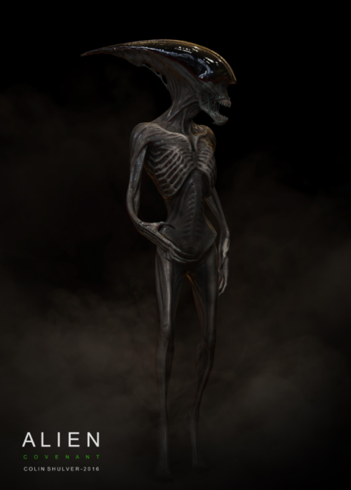 everything-alien-and-predator:Early Neomorph Concept Art for Alien: Covenant