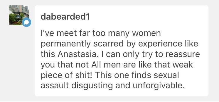 Another &ldquo;not all men,&rdquo; how comforting