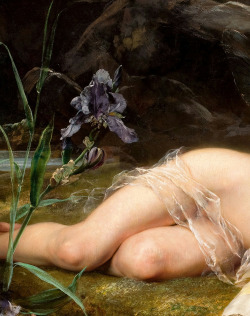 greuze:  Paul Hermann Wagner (1852–1937)Forest Nymph (Detail)Oil on canvas, 1870 