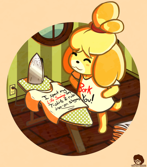 thecittiverse:Where DOES Isabelle get all these rude t-shirts?