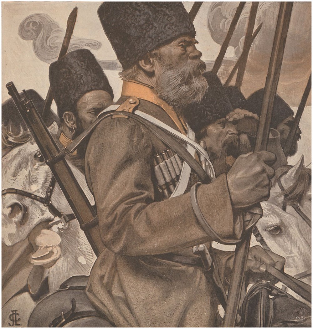 polemostasis:Cossack by J.C. Leyendecker 1904