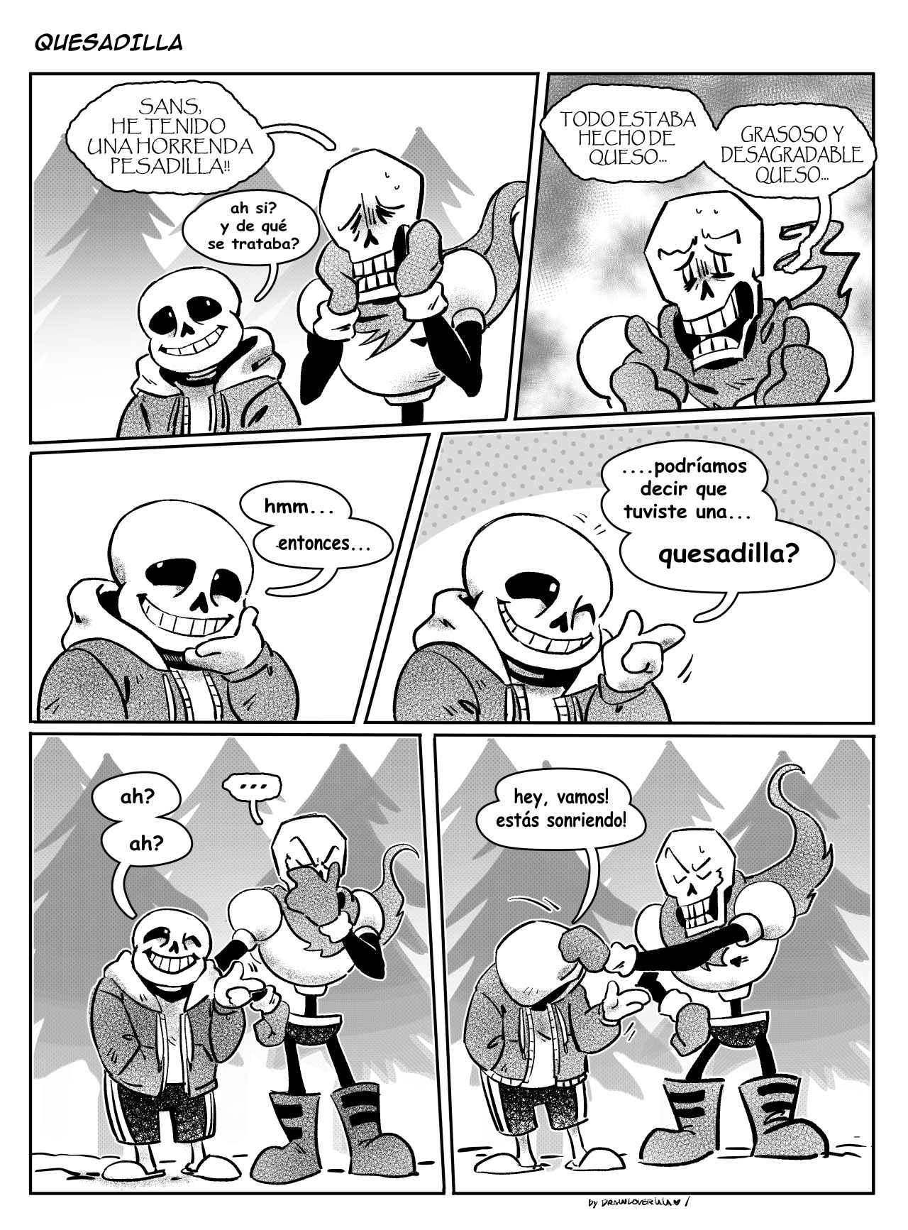 Lala S Blog A Little Undertale Comic But In Spanish