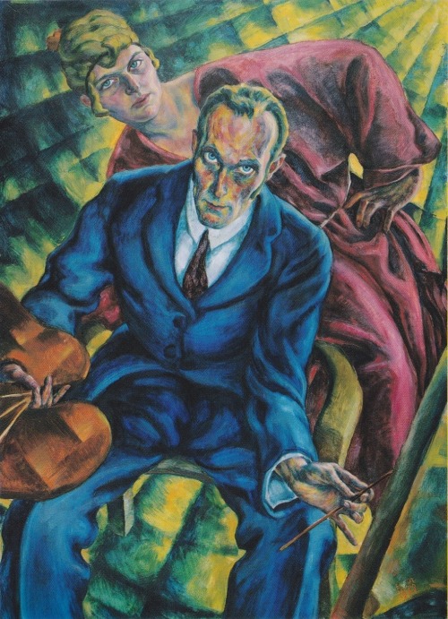 amare-habeo: Ernst Nepo (Austrian, 1895-1971) Self-portrait with his wife (Selbstbildnis mit Frau), 