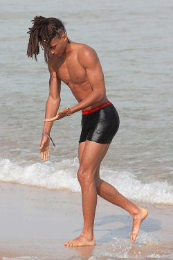 willowlover:  Jaden Smith in Brazil. 