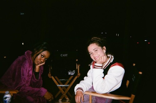 juliettefairmonts: SARAH CATHERINE HOOK & IMANI LEWISBehind the scenes of FIRST KILL 