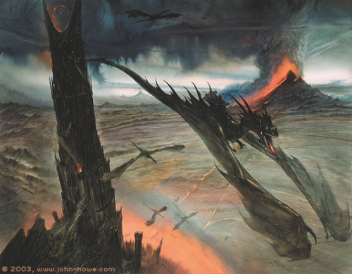 LotR - Barad-dur (Illustrator - John Howe)