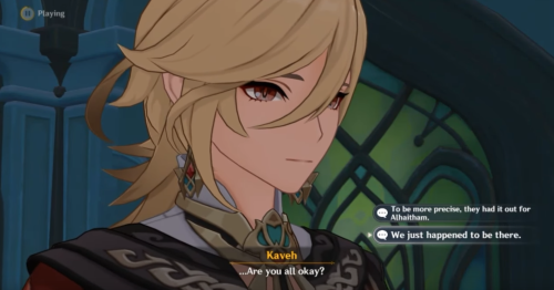 Im In Love With How They Are Giving So Many Subtle Hints About Alhaitham And Kavehs Relationship And
