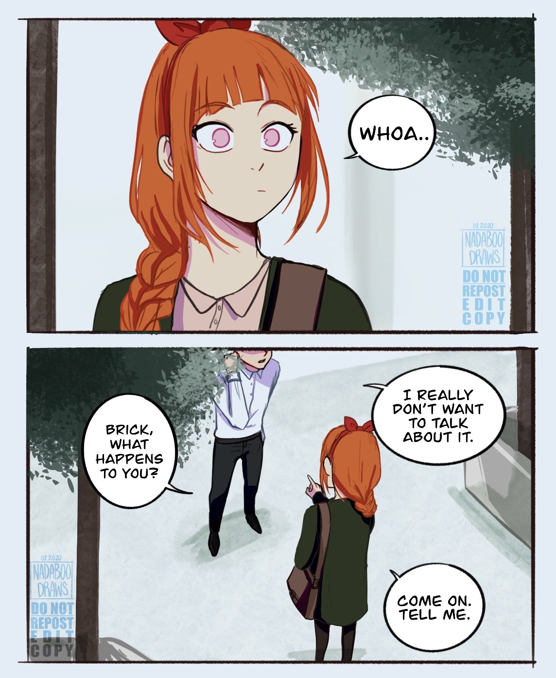 Blossom x brick comic