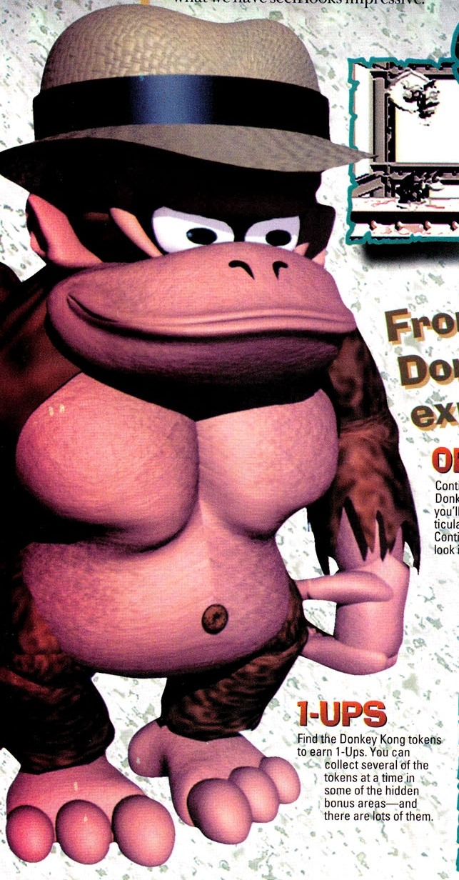 iamoutofideas:  suppermariobroth:This Kong with a hat was featured heavily in early
