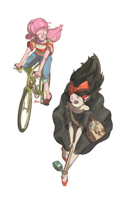 Aeryel:  I Screamed When I Saw Kimgehu’s Kiki’s Delivery Service Crossover (Http://Kimgehu.tumblr.com/Post/25969058882/Kikis-Delivery-Service-Crossover-D)