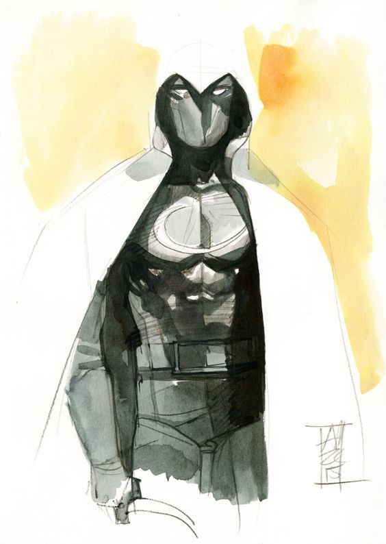 failed-mad-scientist:  Moon Knight - Alex Maleev