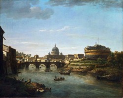 Vista di Roma dal Tevere (William Marlow