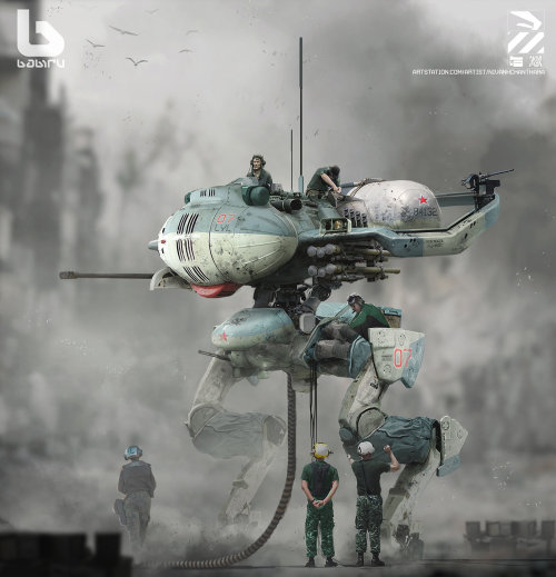 ArtStation - Babiru 39, by Nivanh Chanthara.More robots here.