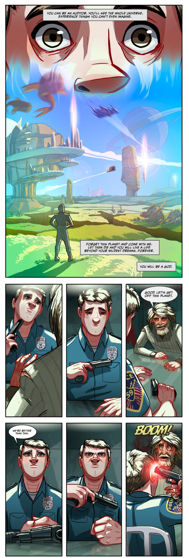 elcomics:  Hi friends. This is our new comics TEST. This one means a lot to us and