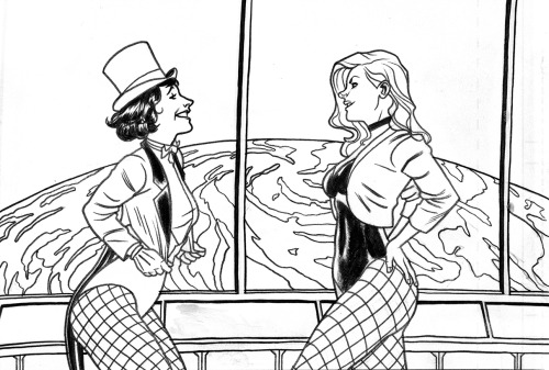 Another week, another tease of @paul_dini and my upcoming original graphic novel, Black Canary and Z