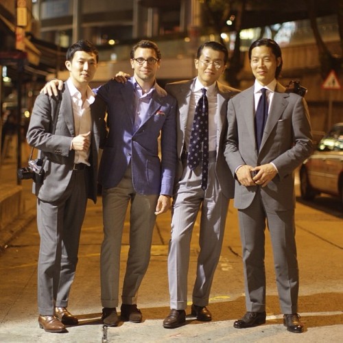 Out with the B&amp;Tailor guys in Hong Kong