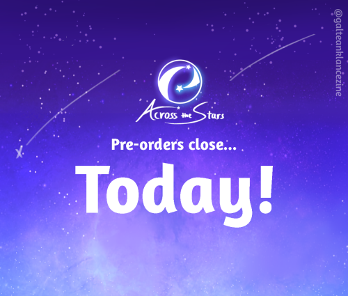 Pre-orders closing today at 9pm EST!