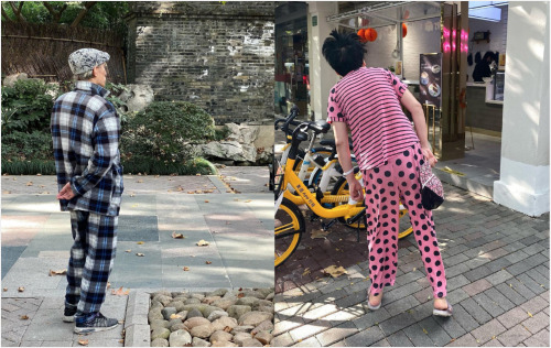 fuckyeahchinesefashion:street fashion of seniors in Shanghai by 老年时装俱乐部